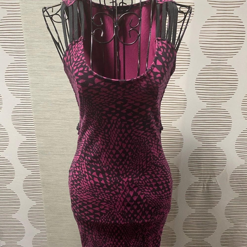 Pink/Black Dress